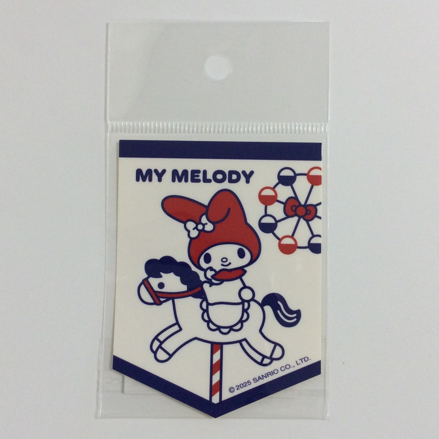 希少！　レア　非売品　香港　地下鉄　キティ　ダニエル　マイメロディ　たー坊 おおいたハローキティ空港 ステッカー(マイメロディ)