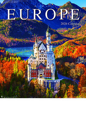 名入れカレンダー2026年『NK-28 ヨーロッパ』