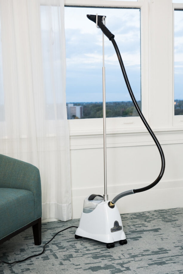 ジフィースチーマー J-2000 プラスチック頭部ハンドル 業務用ハンガーアイロン USA Jiffy Steamer 正規輸入品