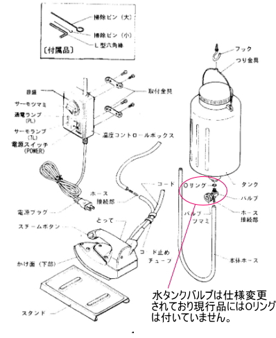 HI-350PS 滴下式スチームアイロン ハシマ アイロン 業務用 