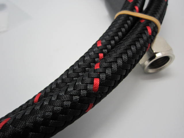 ナオフロンスーパーホース（黒／赤）内径5Ф 2.0m NA-20T ナオ