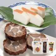 【送料込み】なんば焼・ごぼう巻・梅ぼしギュっセット（うまい梅 or しそ梅）<発送日：毎週金曜日> ※包装・のし不可