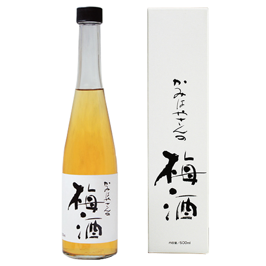 かみはやさんの梅酒<白>　500ml