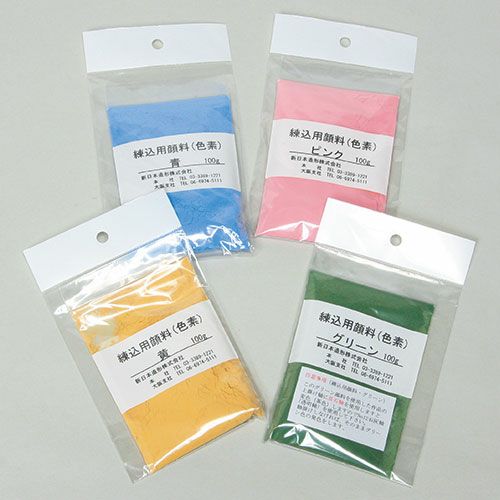 練り込み顔料（粉末）100ｇ（朱）   陶芸用