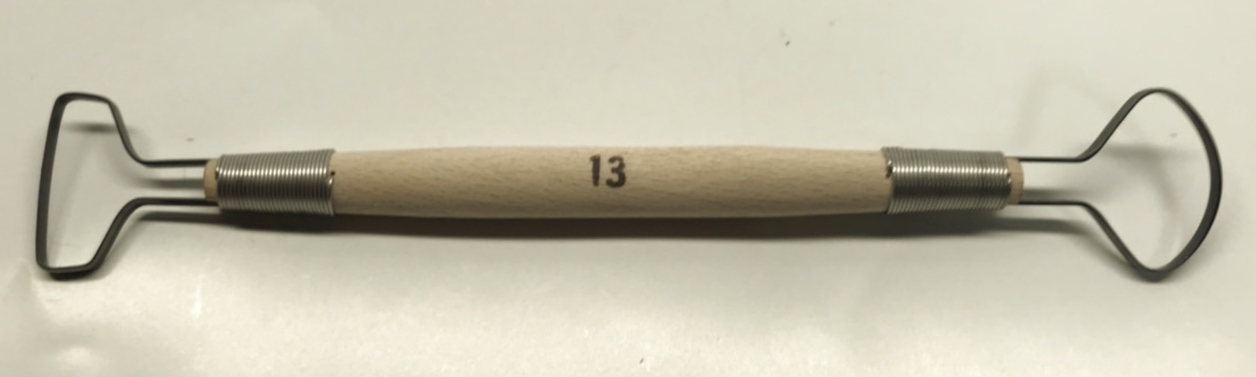 平線カキベラ　No.13／長さ約200mm／陶芸用／初心者から上級者まで　