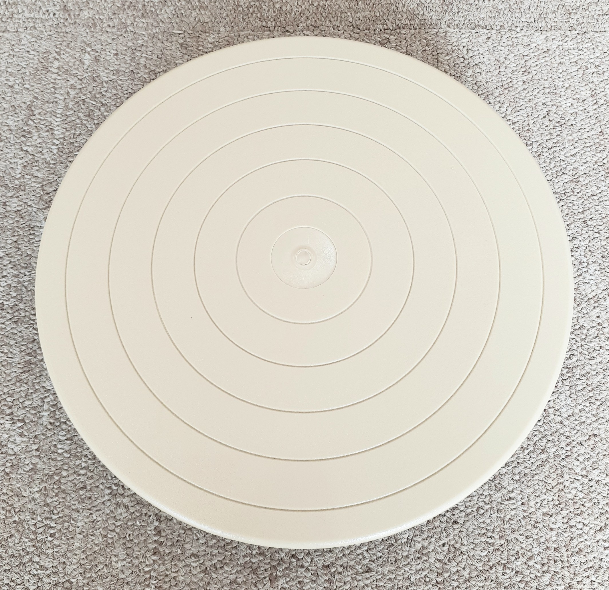 手回しろくろ　プラスチック　φ200×H38mm　　持ち運びが楽！　