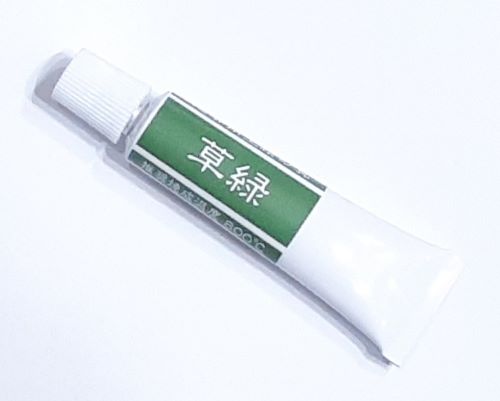 陶芸用 上絵の具（草緑）チューブ　20ｇ　焼成温度：800℃　無鉛　