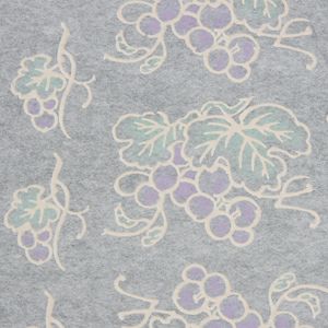 盛り絵転写紙　ぶどう　陶芸用　焼成温度：1,100～1,250℃（和紙　200×300mm　A4）