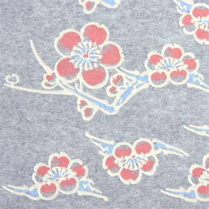 盛り絵転写紙   枝梅　陶芸用　焼成温度：1,100～1,250℃（和紙　200×300mm　A4）