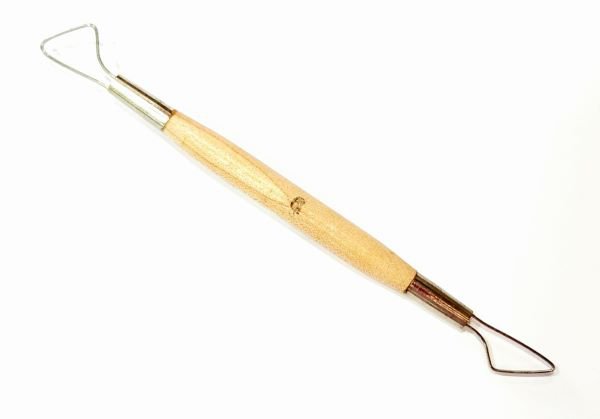 丸線カキベラ 小 No.6 長さ160～170mm 細丸ワイヤー 陶芸用 安全 陶芸 陶芸教室