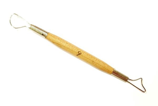 丸線カキベラ 小 No.9 長さ160?170mm 細丸ワイヤー 陶芸用 安全 陶芸 陶芸教室