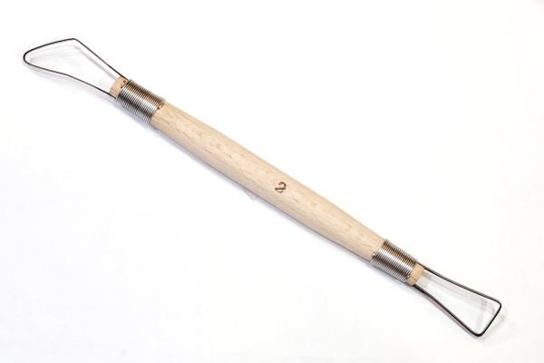 平線カキベラ No.2 長さ約210mm 陶芸用 安全 陶芸 陶芸教室 カキベラ へら かきべら
