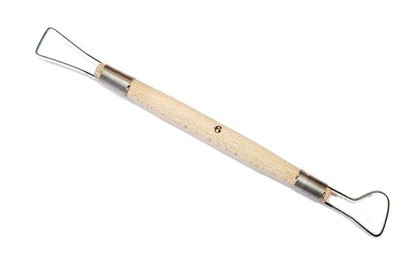 平線カキベラ No.6 長さ約210mm 陶芸用 安全 陶芸 陶芸教室 カキベラ へら かきべら