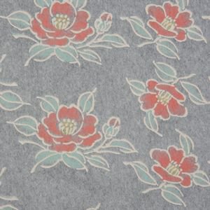 盛り絵転写紙 椿 陶芸用 焼成温度：1,100～1,250℃（和紙 200×300mm A4）