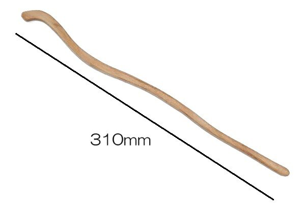 柄ゴテ 細長 陶芸用 長さ310mmくねくね 陶芸教室 陶芸 えごて 柄ごて こて コテ