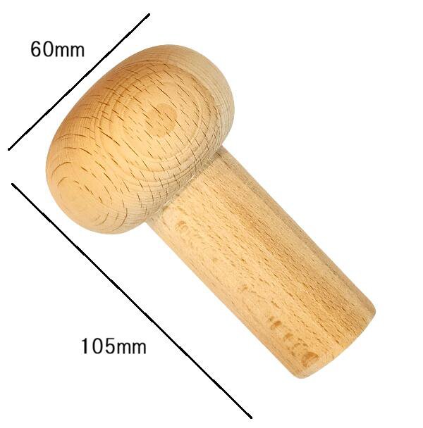 多用途ごて 小 直径60mm 高さ105ｍｍ 底締め 陶芸用 底がため 陶芸 陶芸教室