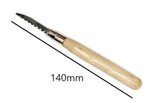 ノコギリナイフ 刃部分長さ38mm 細かい作業 陶芸用 ナイフ 陶芸教室 陶芸