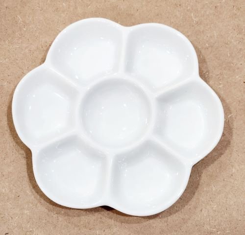 梅皿 Φ115×H15ｍｍ 磁器製 絵付け 陶芸 絵の具 皿