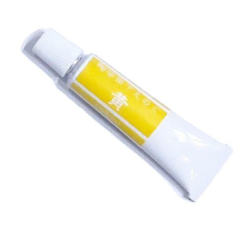 陶芸用 下絵の具 黄 17g 単品 チューブ 焼成温度800℃～1300℃ 無鉛 混色可 絵の具
