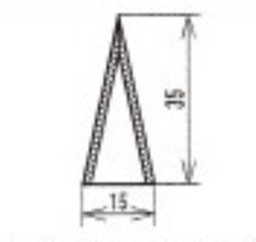 超硬カンナ 三角両刃 カミソリ 磁器成形乾燥後の削り仕上げ 陶器の削り 寿命の長い切れ味 特殊形状品の制作可能 ちょうこう かんな カンナ