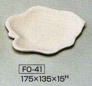 手押し用 石膏型 銘々皿 175×135×H15ｍｍ FO-41 陶芸用 型 陶芸 陶芸教室 手押し うつわ 器 皿