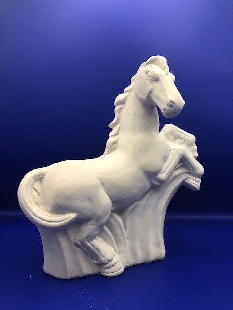 石膏型 干支 午 ウマ K-1 W174×H184ｍｍ 陶芸用 型 陶芸 陶芸教室 干支 型 鋳込み