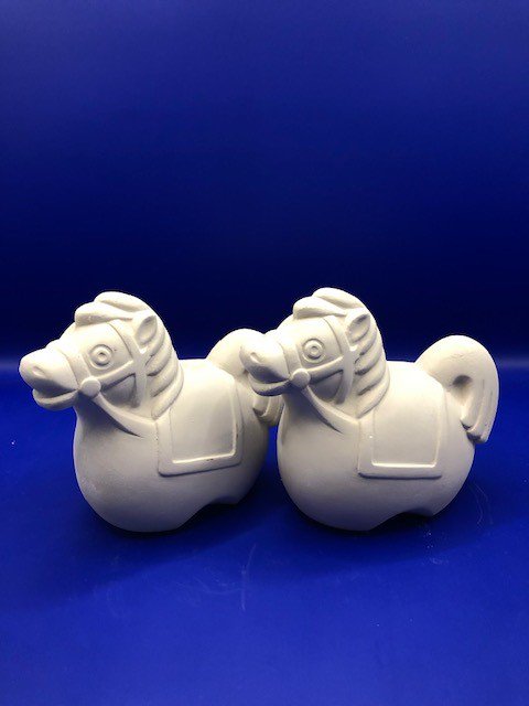 石膏型 干支 午 ウマ K-6 W88×H79ｍｍ 2個入 民芸 小 陶芸用 型 陶芸 陶芸教室 干支 型 鋳込み