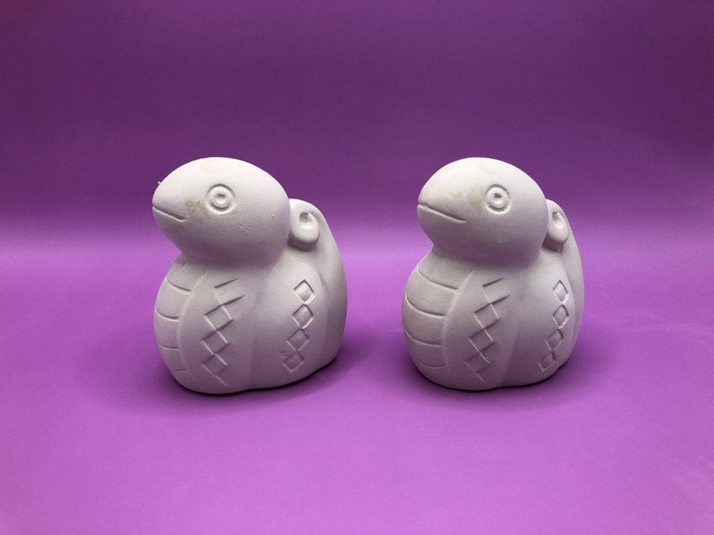 石膏型 干支 巳 ヘビ K-8 民芸 小 2個入 陶芸用 型 陶芸 陶芸教室 干支 型 鋳込み