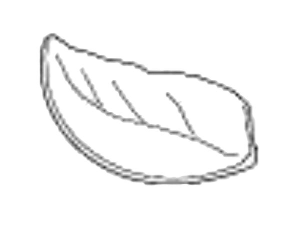 石膏型 銘々皿 ソリ 118×172×18H ｍｍ KB-30-2 手押し用 陶芸用 型 陶芸 陶芸教室 皿うつわ 器