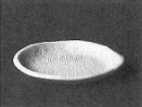 手押用 石膏型 手びねり皿（布目付）5寸（182Φ×26H）陶芸用 型 陶芸 陶芸教室 手押