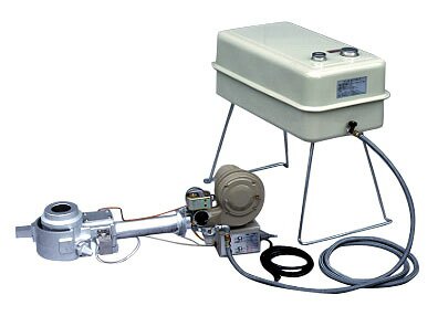 灯油窯用バーナ 自動点火式バーナ 燃料タンク・ホース3m付 灯油窯 バーナー