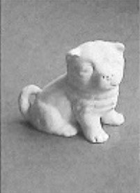鋳込み用 石膏型 マメシバ犬 130×72×H103ｍｍ kc-7 型 陶芸 陶芸教室 鋳込み 犬