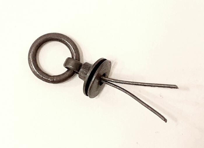 掛花金具 丸1.5銅上 銅製 陶芸用 壁掛け 花器 掛花 吊るす