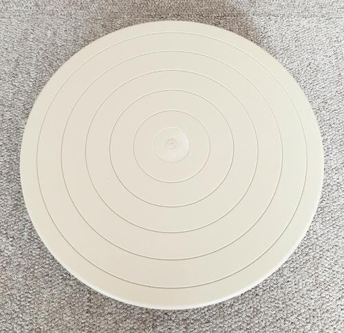 手回しろくろ プラスチック φ200×H38mm 陶芸 軽量で回転滑らか 安い！ 持ち運びが楽！ロクロ 手ろくろ