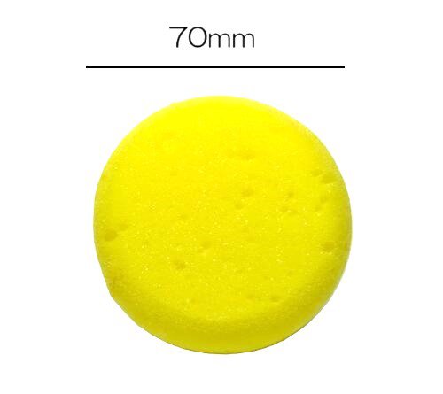 スポンジ Φ70×30ｍｍ 成形作品の地肌を滑らかに 陶芸用 丸いス ポンジ