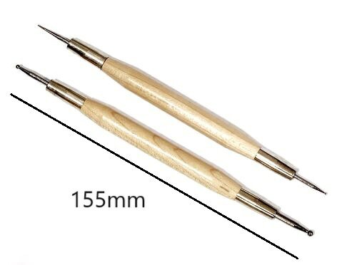 丸玉鉄筆 長さ155ｍｍ 浮き彫りトールペイント 陶芸用 成型用 小道具 丸玉 鉄筆 細工 陶芸教室 陶芸