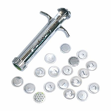 クレイガン 粘土押出し器 直径21×120mm スチール製 陶芸 小道具 細工 陶芸教室