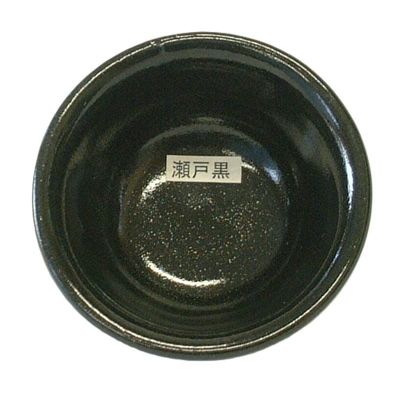 瀬戸黒釉 焼成温度1,230～1,250℃ 粉末 陶芸用 釉薬 酸化釉薬 うわぐすり 陶芸
