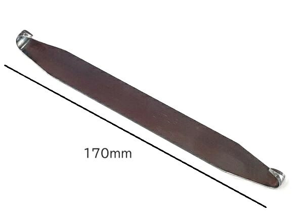 仕上げ用カンナ No.2 陶芸用 黒帯鉄製 長さ170ｍｍ 成型 陶芸 小道具 細工 陶芸教室