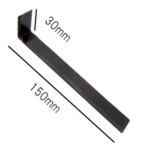 仕上げ用カンナ 四角 黒帯鉄製 長さ150ｍｍ 陶芸用 成型 陶芸 小道具 細工 陶芸教室