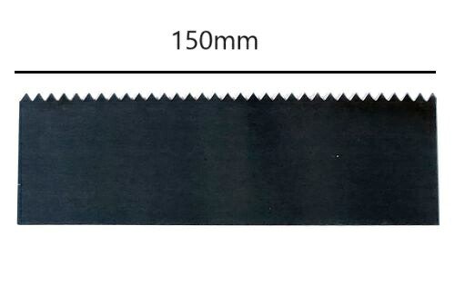 スチール スクレイパー S11 四角 ギザギザ 150×45ｍｍ 陶彫スクレーパー 成型 陶芸 小道具 細工 陶芸教室 こてコテ