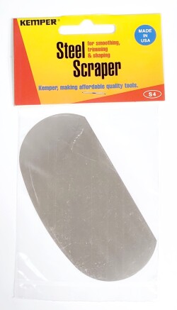 スチールスクレーパー　KEMPER TOOLS (100×50ｍｍ)　粘土の表面を擦って形を整えます　陶芸用　