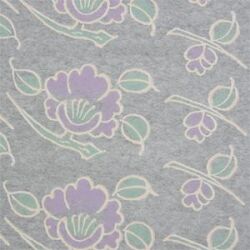 盛り絵転写紙　さざんか　陶芸用　焼成温度：1,100～1,250℃（和紙　200×300mm　A4）