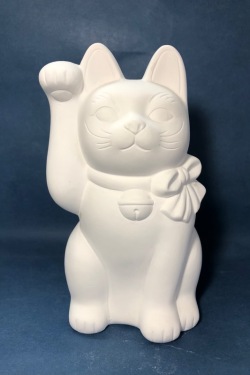 鋳込み用 石膏型 招き猫 W85×H150ｍｍ まねきねこ 型 陶芸 陶芸教室 鋳込み