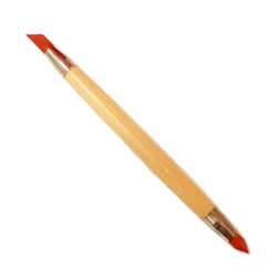 ゴムベラ ペン型 三角 針 長さ165mm 陶芸用 ゴム ヘラ へら 陶芸 ペン