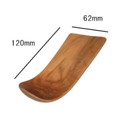 牛ベラ 木材 短・小 陶芸用 長さ 120mm 幅 62ｍｍ へら ヘラ 陶芸 牛べら