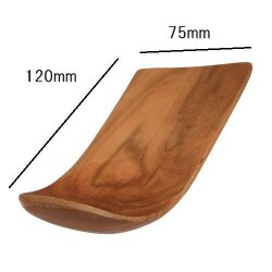 牛ベラ 木材 短・大 陶芸用 長さ 120mm 幅 75ｍｍ へら ヘラ 陶芸 牛べら