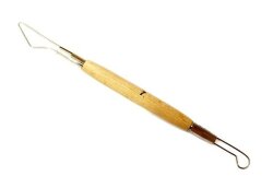 丸線カキベラ 小 No.7 長さ160～170mm 細丸ワイヤー 陶芸用 安全 陶芸 陶芸教室