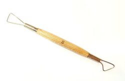 丸線カキベラ 小 No.8 長さ160～170mm 細丸ワイヤー 陶芸用 安全 陶芸 陶芸教室