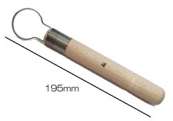 平線カキベラ No.1R 長さ約195mm 陶芸用 安全 陶芸 陶芸教室 カキベラ へら かきべら